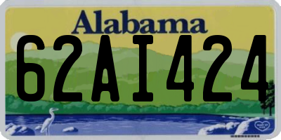 AL license plate 62AI424