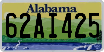 AL license plate 62AI425
