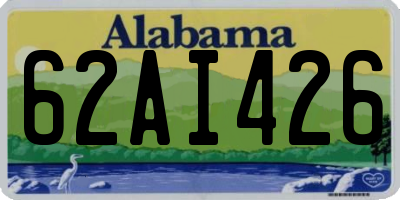 AL license plate 62AI426