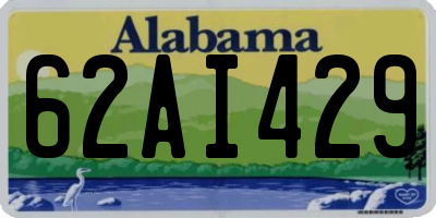 AL license plate 62AI429