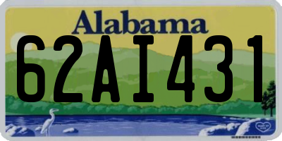 AL license plate 62AI431