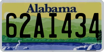AL license plate 62AI434