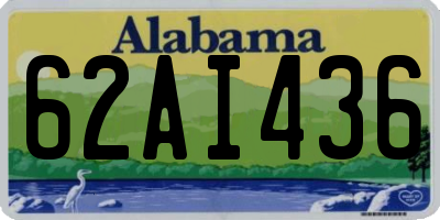 AL license plate 62AI436