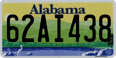 AL license plate 62AI438