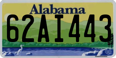 AL license plate 62AI443