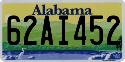 AL license plate 62AI452
