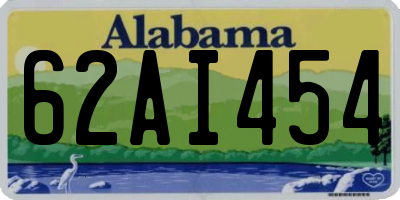 AL license plate 62AI454