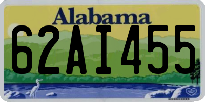 AL license plate 62AI455