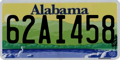 AL license plate 62AI458