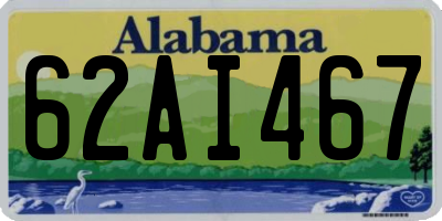 AL license plate 62AI467
