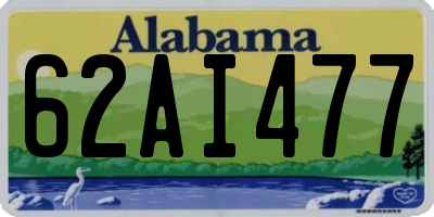 AL license plate 62AI477