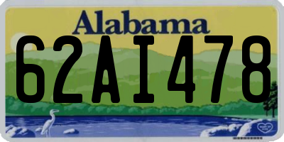 AL license plate 62AI478