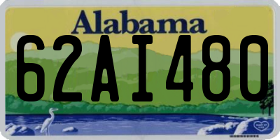 AL license plate 62AI480