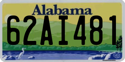 AL license plate 62AI481