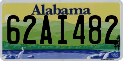 AL license plate 62AI482