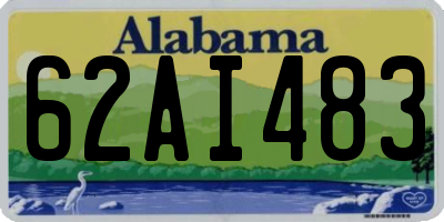 AL license plate 62AI483