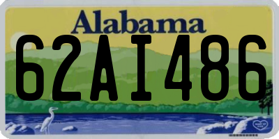AL license plate 62AI486
