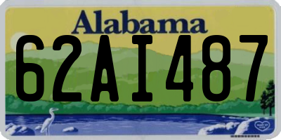 AL license plate 62AI487