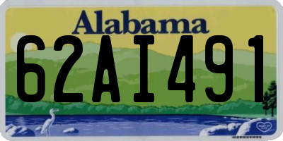 AL license plate 62AI491