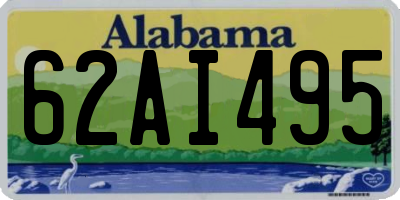 AL license plate 62AI495