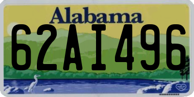 AL license plate 62AI496