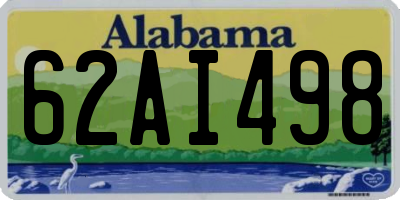 AL license plate 62AI498