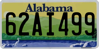 AL license plate 62AI499