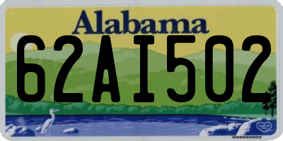 AL license plate 62AI502