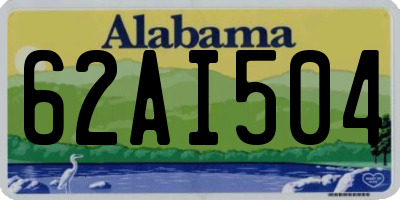 AL license plate 62AI504
