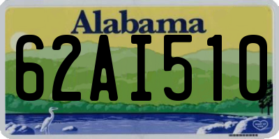 AL license plate 62AI510