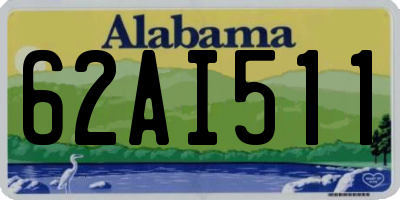 AL license plate 62AI511