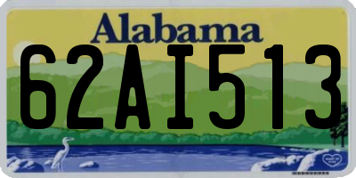 AL license plate 62AI513