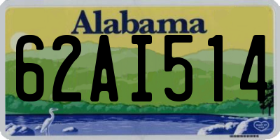 AL license plate 62AI514