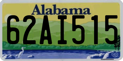 AL license plate 62AI515