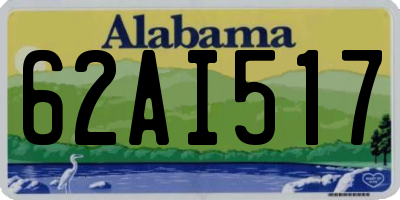 AL license plate 62AI517
