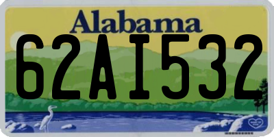 AL license plate 62AI532