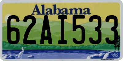AL license plate 62AI533