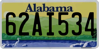 AL license plate 62AI534