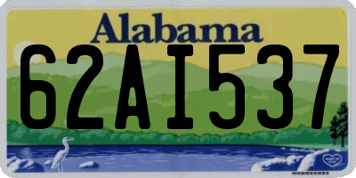 AL license plate 62AI537