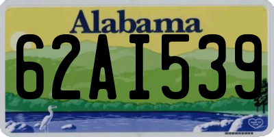 AL license plate 62AI539