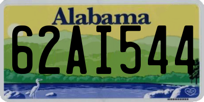 AL license plate 62AI544