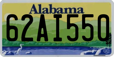 AL license plate 62AI550