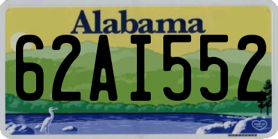 AL license plate 62AI552
