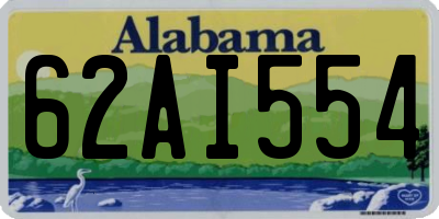 AL license plate 62AI554