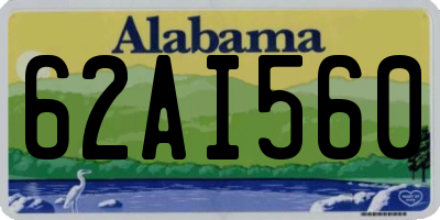 AL license plate 62AI560