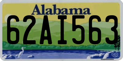 AL license plate 62AI563