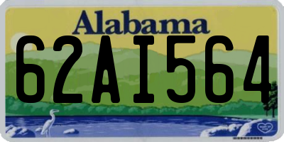 AL license plate 62AI564