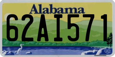 AL license plate 62AI571