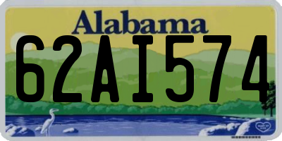 AL license plate 62AI574