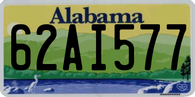 AL license plate 62AI577